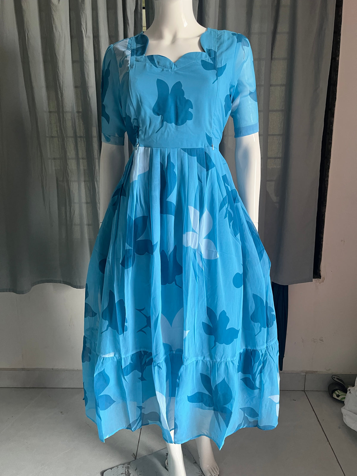 Georgette blue