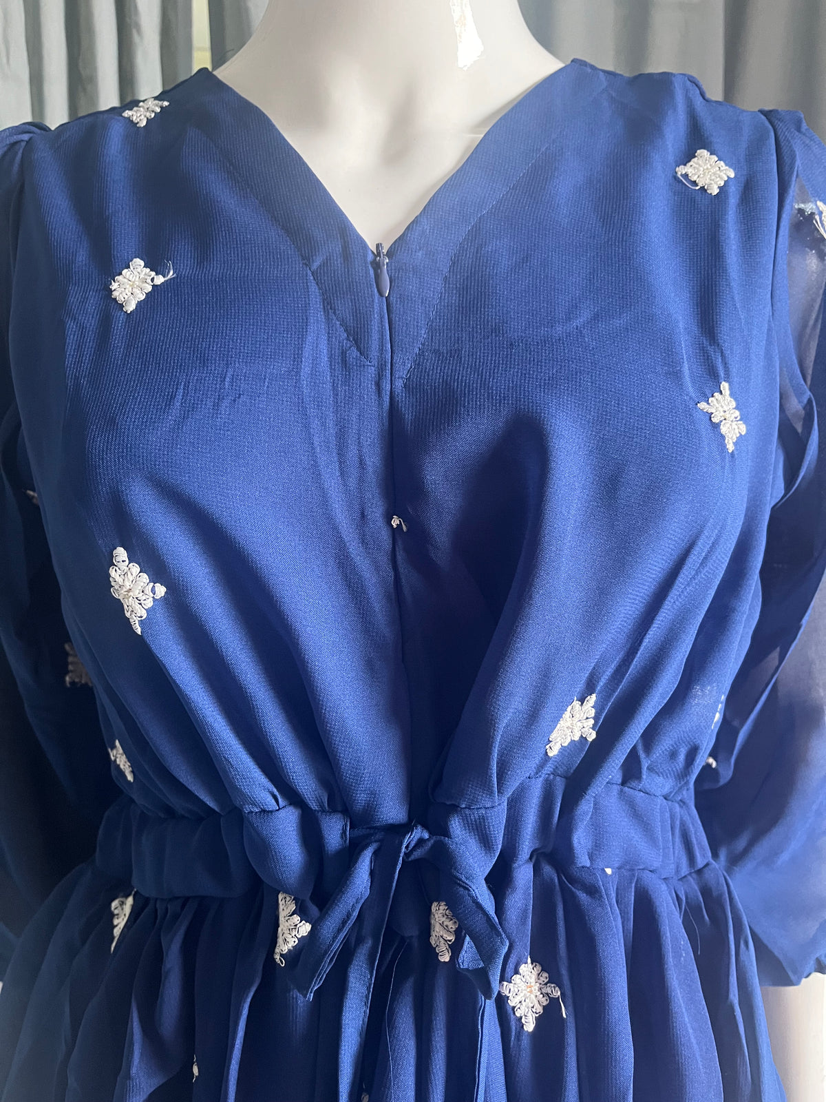 Georgette embroidery