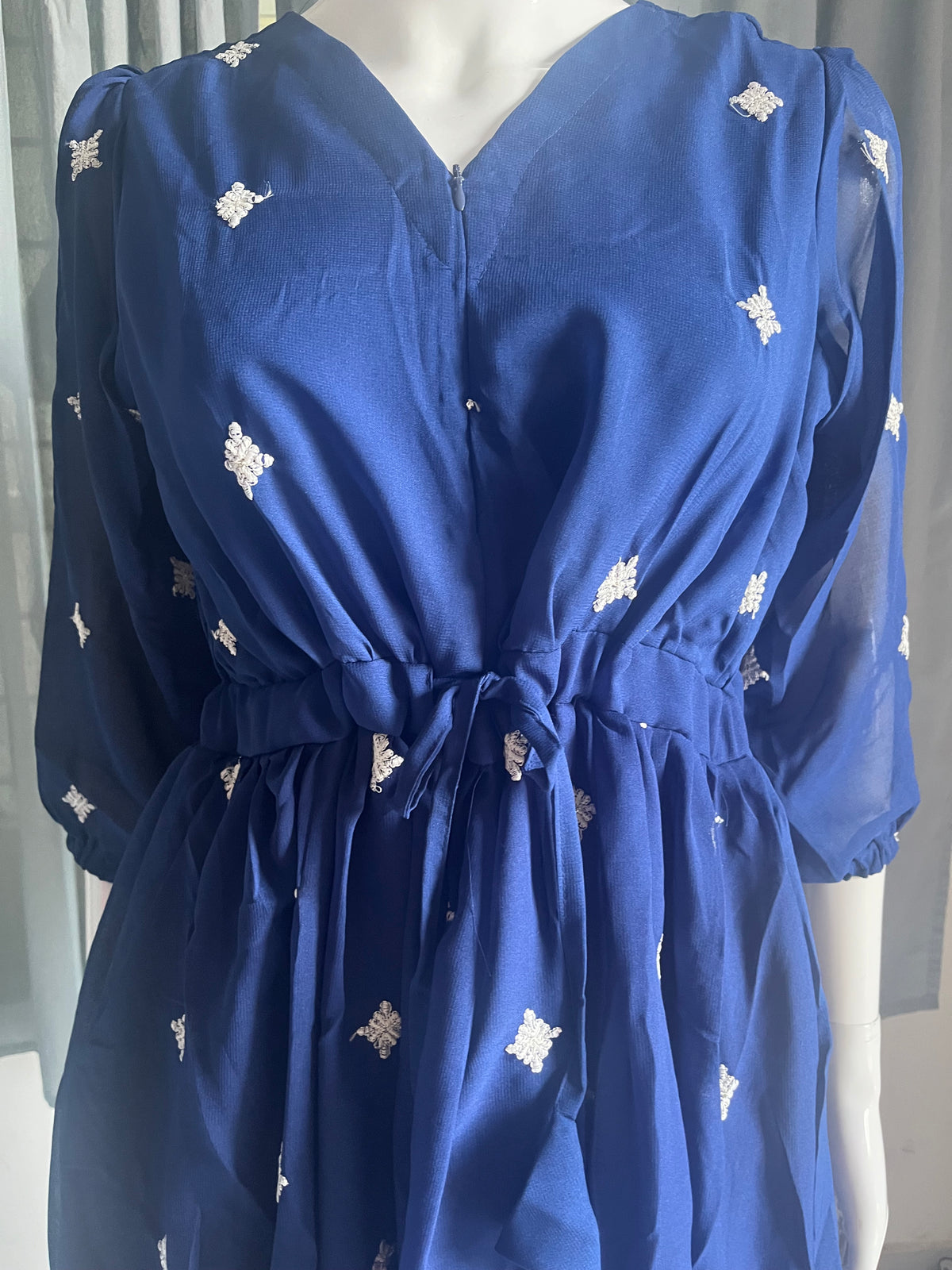 Georgette embroidery