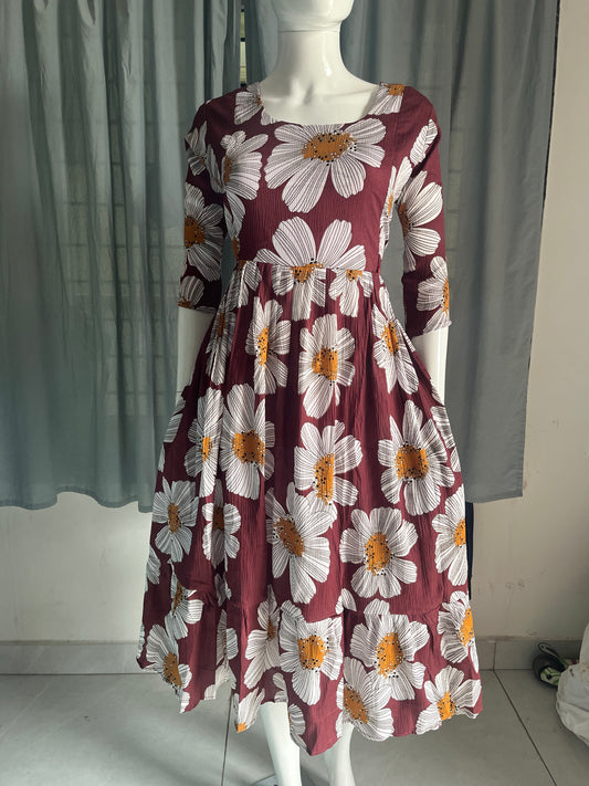 Delta crush maroon flower