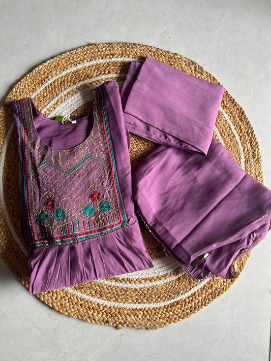Mul Chanderi 3-piece set